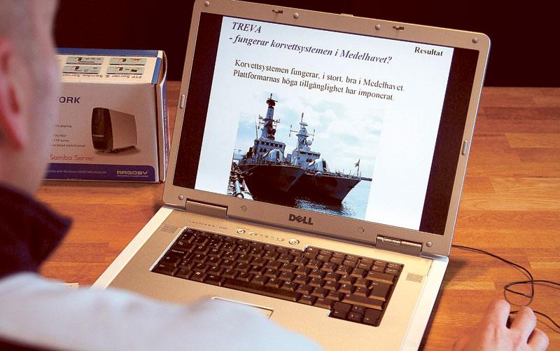 KÖPT I BUTIK Flera dokument från Försvarets materielverk fanns på den ”nya” hårddisken som köptes av en privatperson i en databutik i Stockholm.