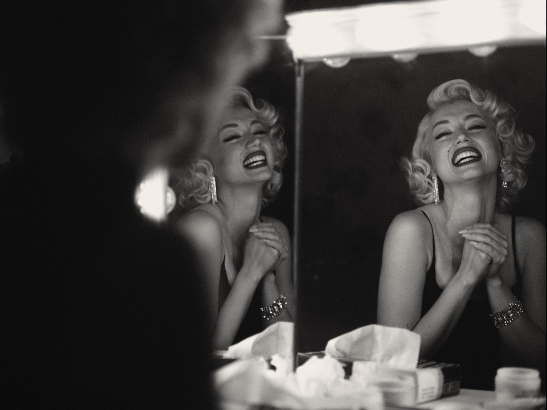 Ana de Armas som Marilyn Monroe i filmen "Blonde".