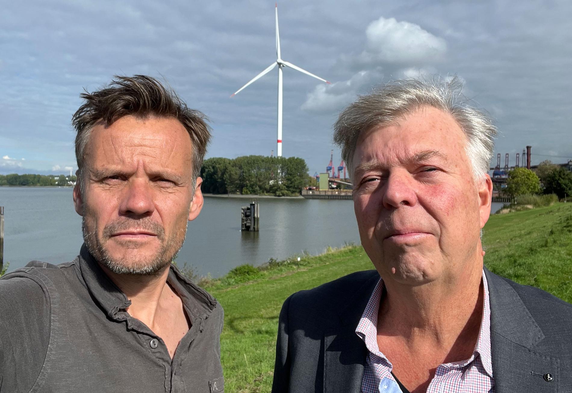Aftonbladets Jerker Ivarsson och Wolfgang Hansson på plats i Wilhelmshaven, Tyskland.