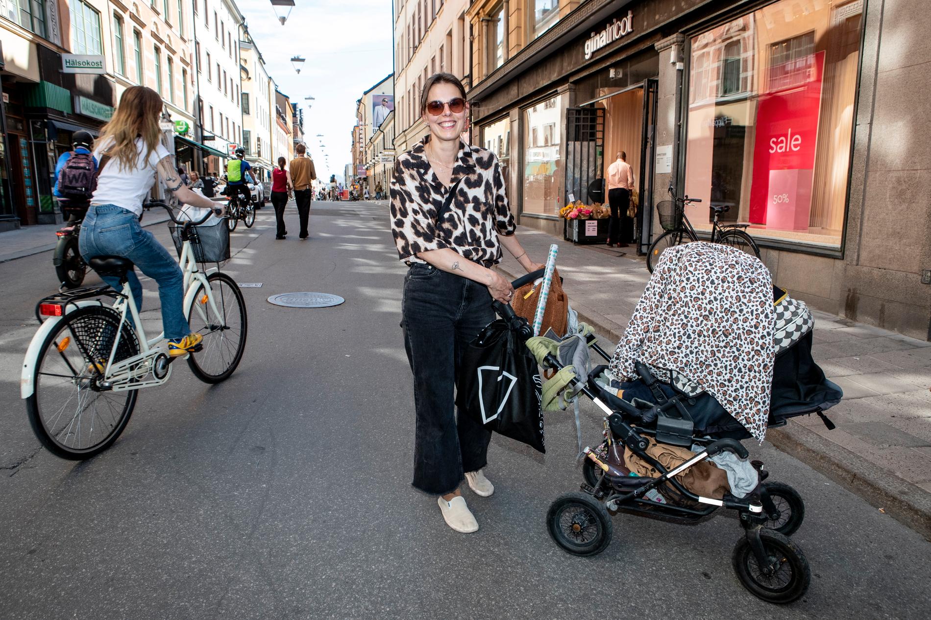 Louise Prag, Stockholm, har tre barn på 9, 5 och 1 år.