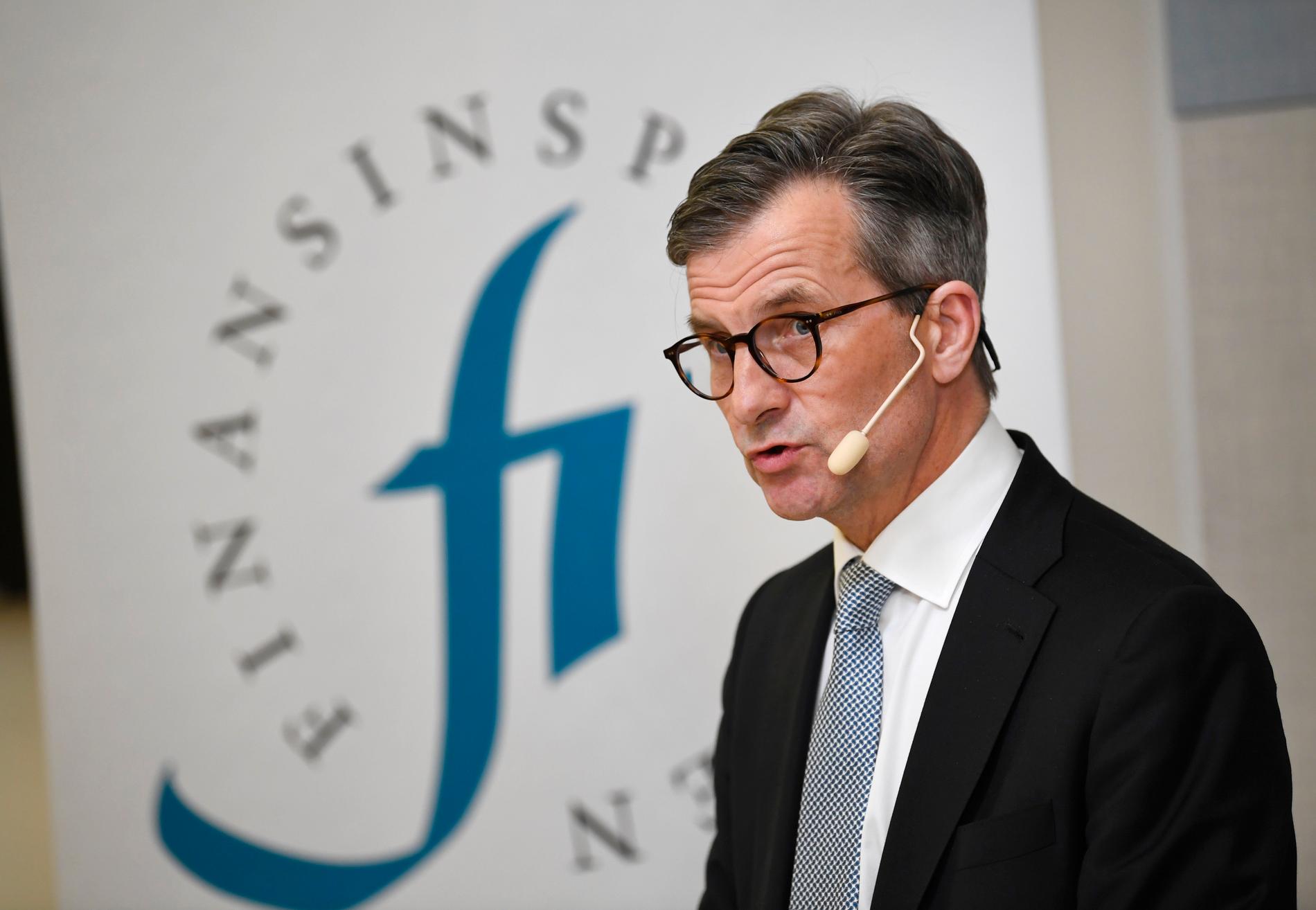 Finansinspektionens generaldirektör Erik Thedéen. Arkivbild.