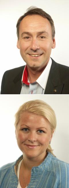 Sten Bergheden, landsbygdspolitisk talesperson (M) och Ulrika Karlsson, gruppledare EU-nämnden (M).
