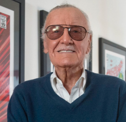 Stan Lee var med och skapade av serieförlaget Marvel.