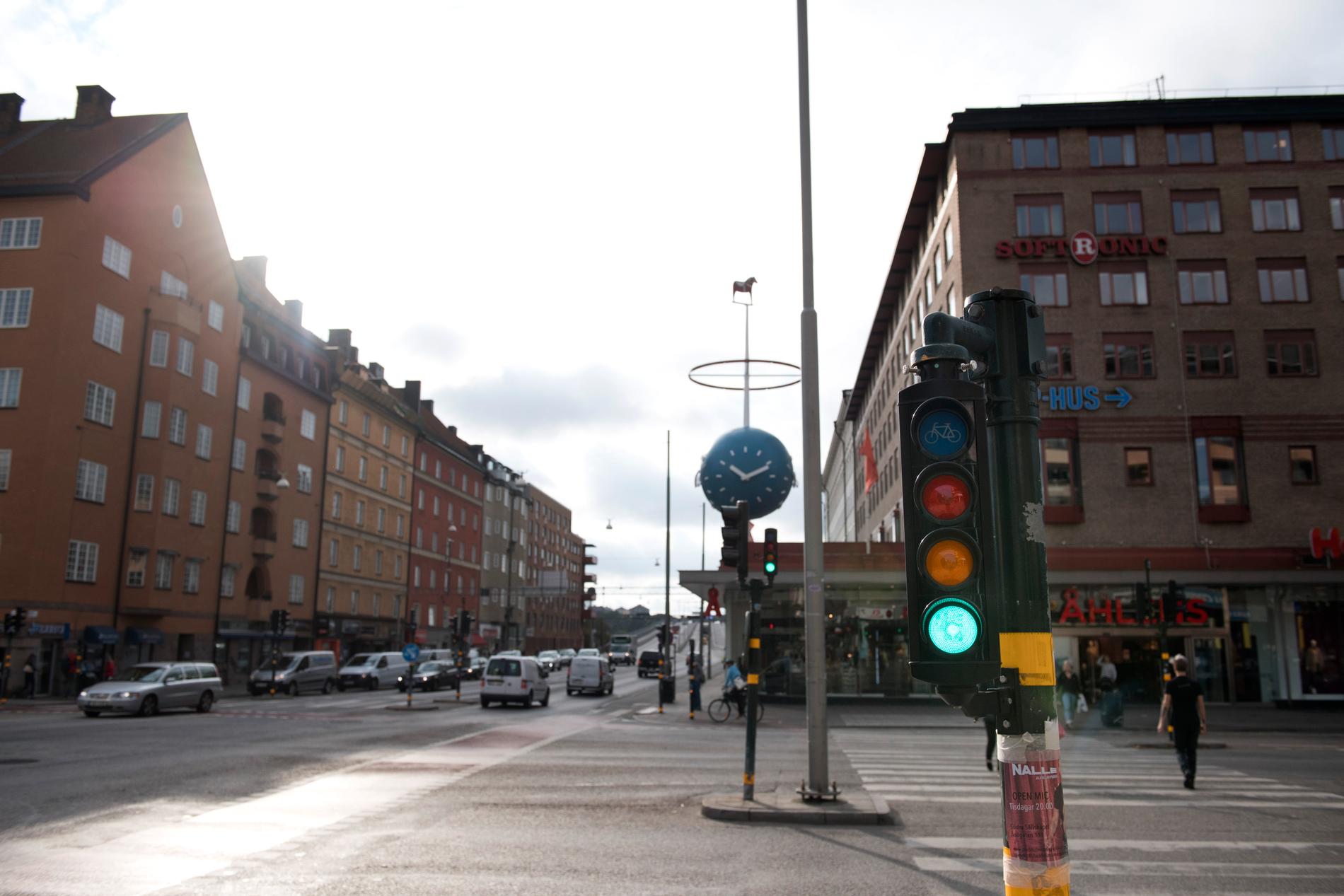 Götgatan vid Skanstull i Stockholm.