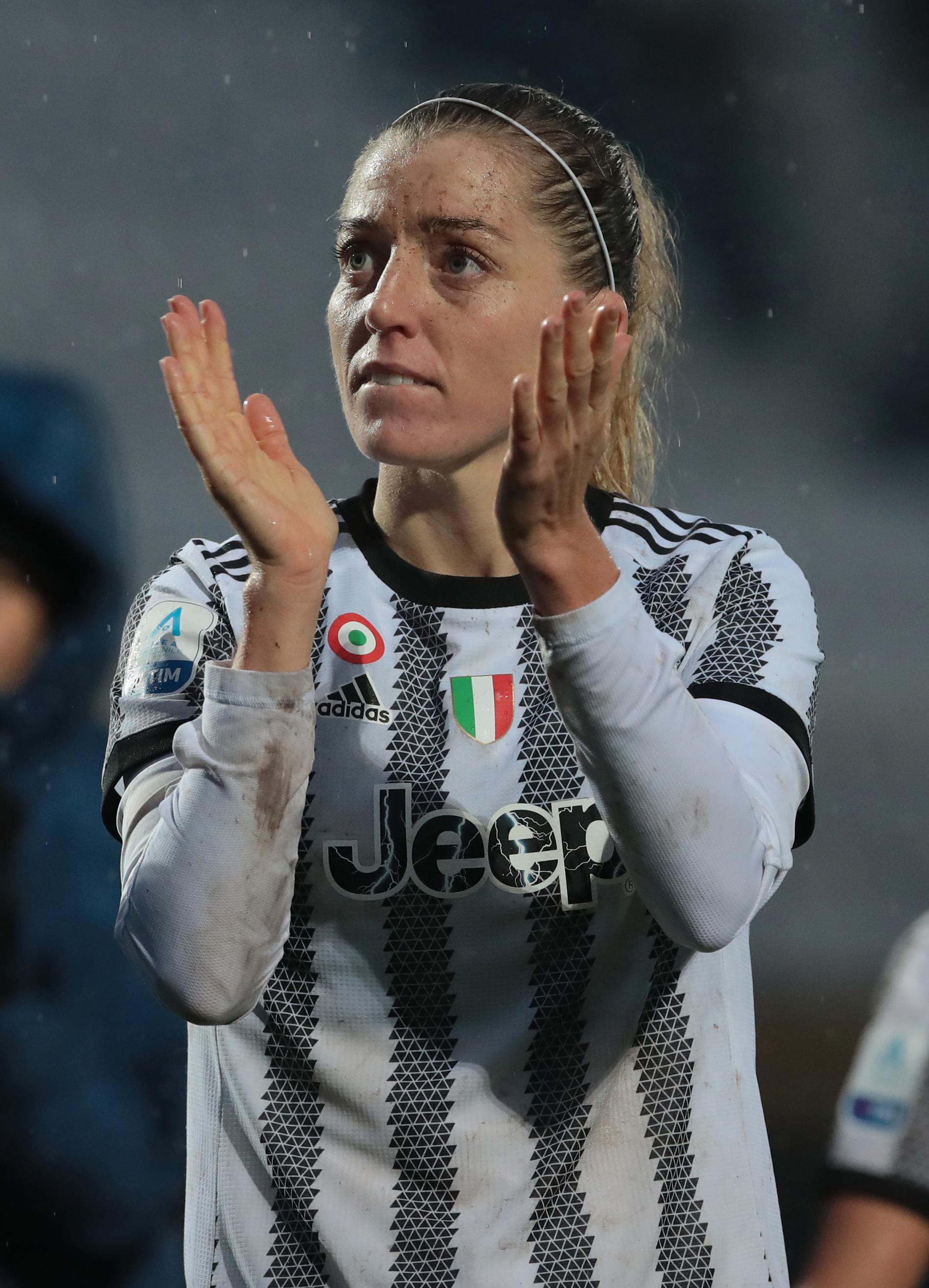 Linda Sembrant i Juventus-tröjan. 