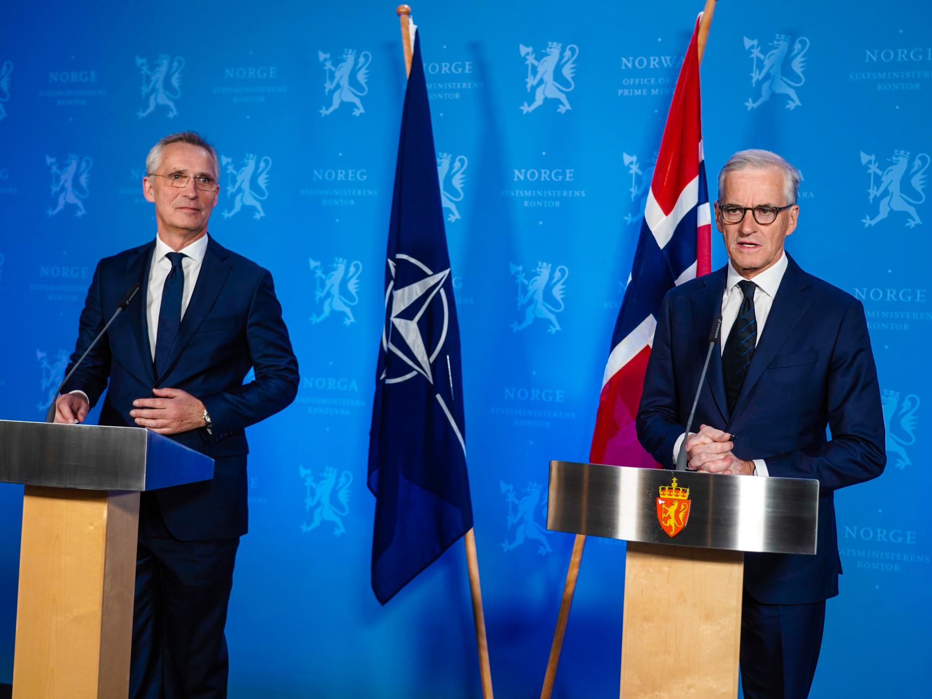 Stoltenberg: Sverige blir medlem i Nato