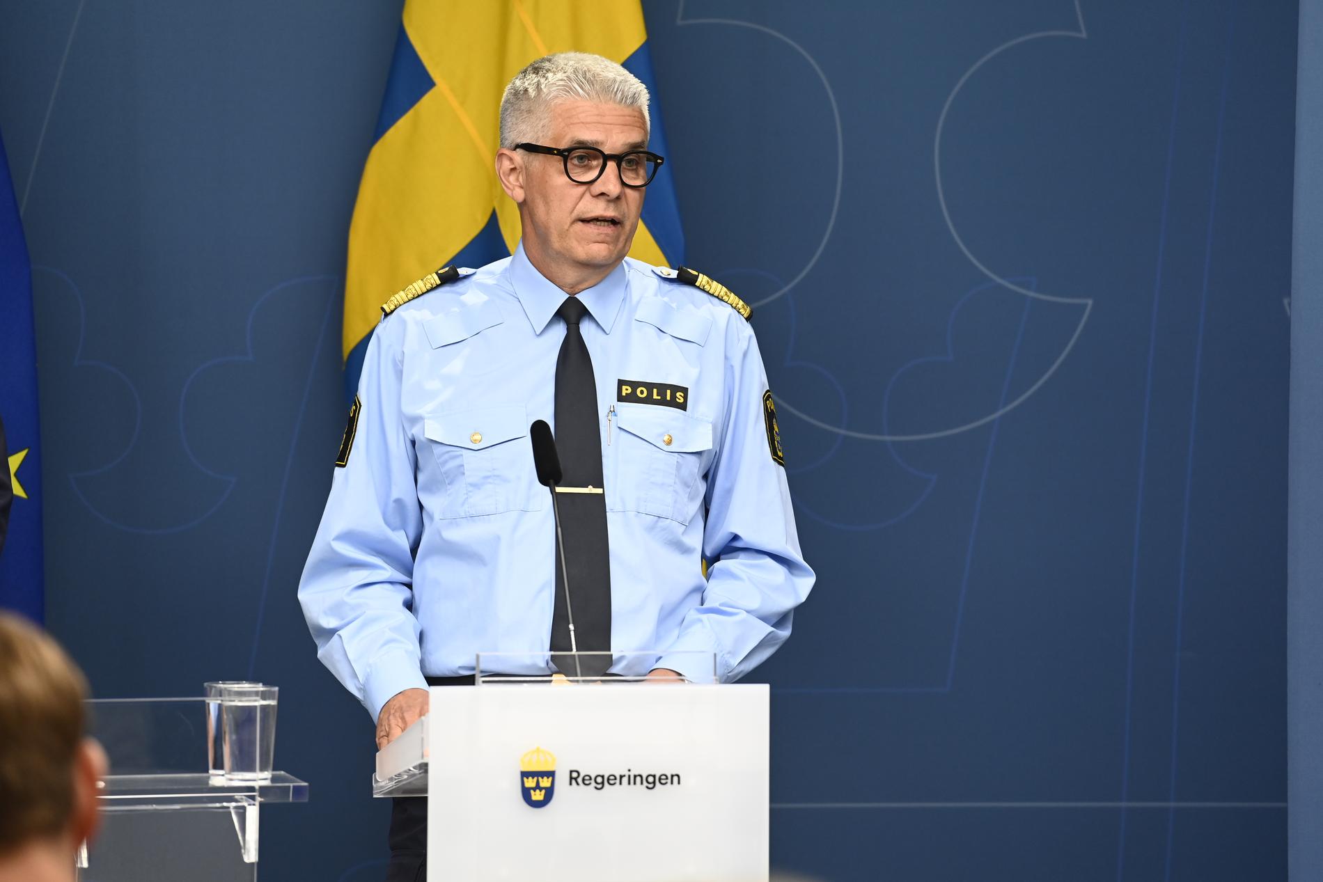 ”I bland kanske man inte ser de åtgärderna vi gör, men vi är på tårna nu”, säger rikspolischefen Anders Thornberg.