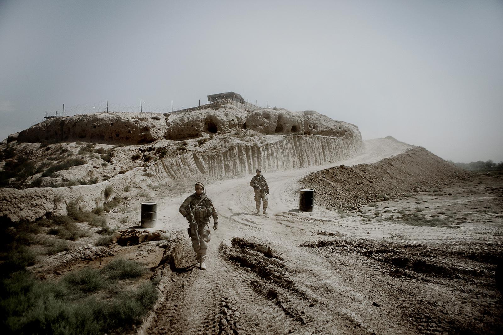 Svenska soldater på plats i Afghanistan.