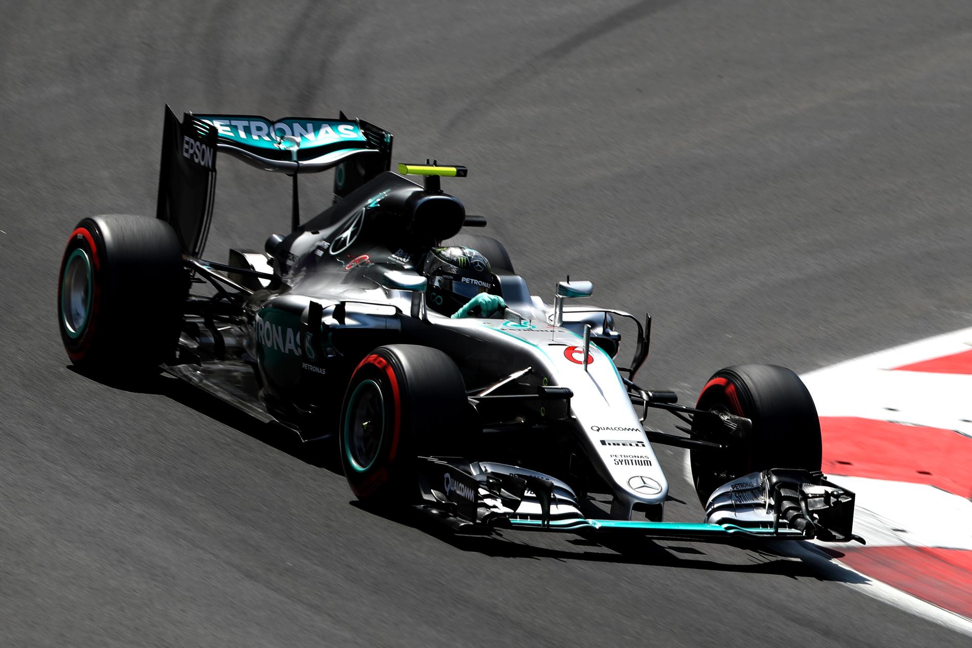 Nico Rosberg startar i pole position.