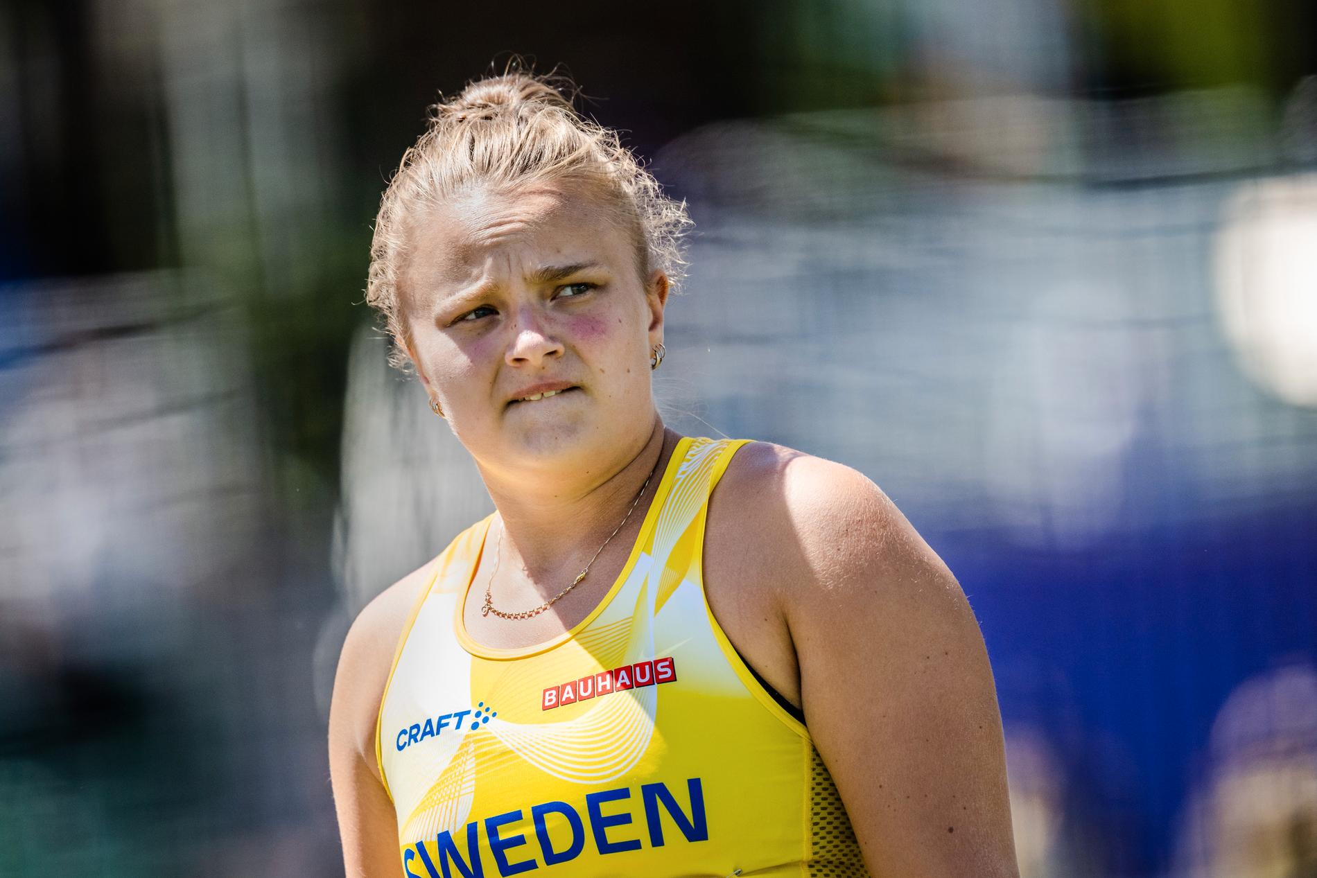 Grete Ahlberg tog sig överraskande till final i friidrotts-VM.