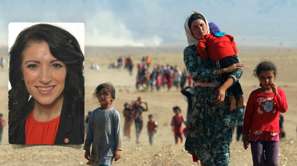Yazidiska kvinnor kidnappas och används som sexslavar, barn rövas bort och indoktrineras till att bli barnsoldater. Flickor och mödrar våldtas och mördas. Och Sverige står passiv i IS terror mot dessa offer, skriver Amineh Kakabaveh.
