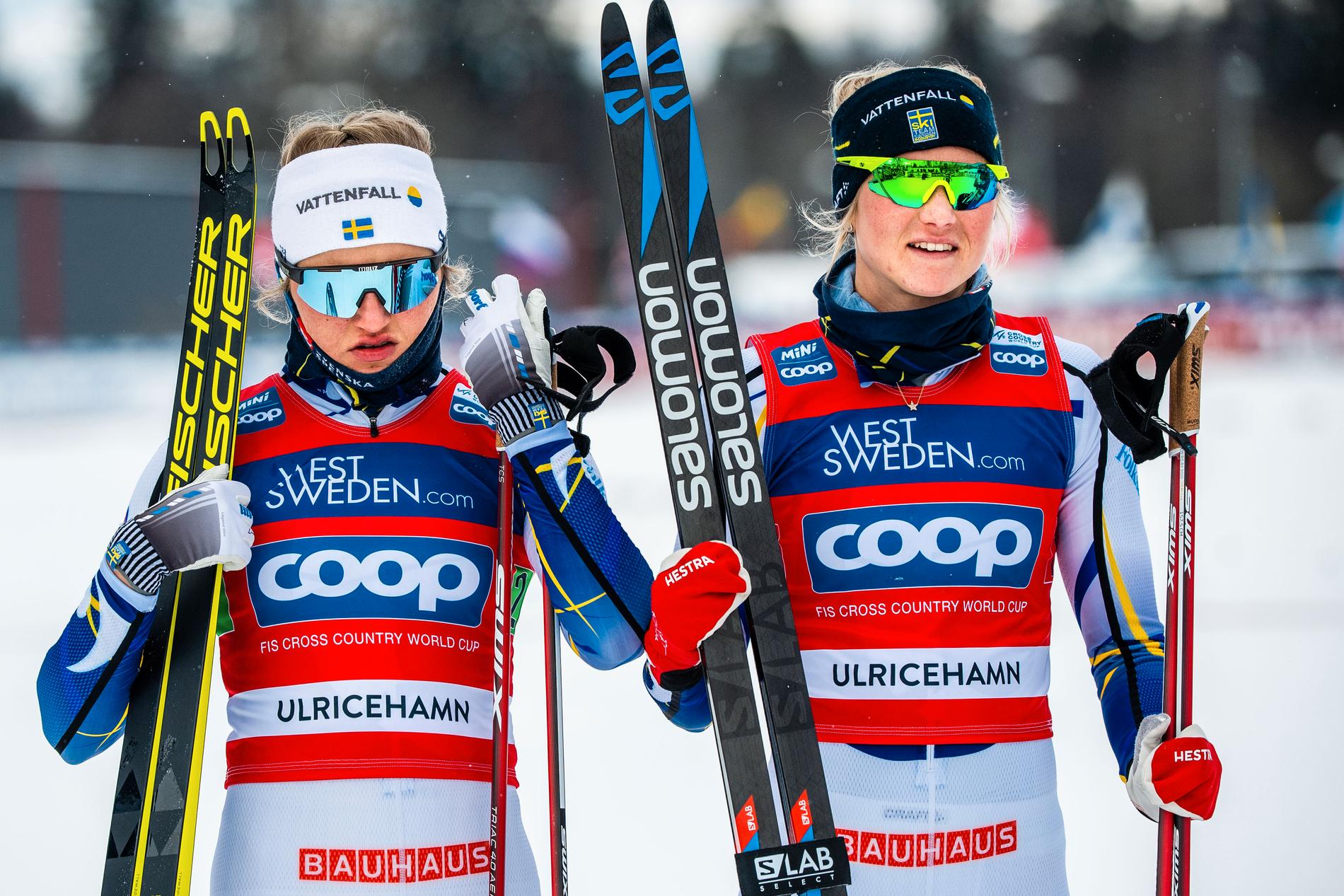 Linn Svahn och Maja Dahlqvist har brutit sig ur landslaget och kör världscupen i skidor i egen regi.