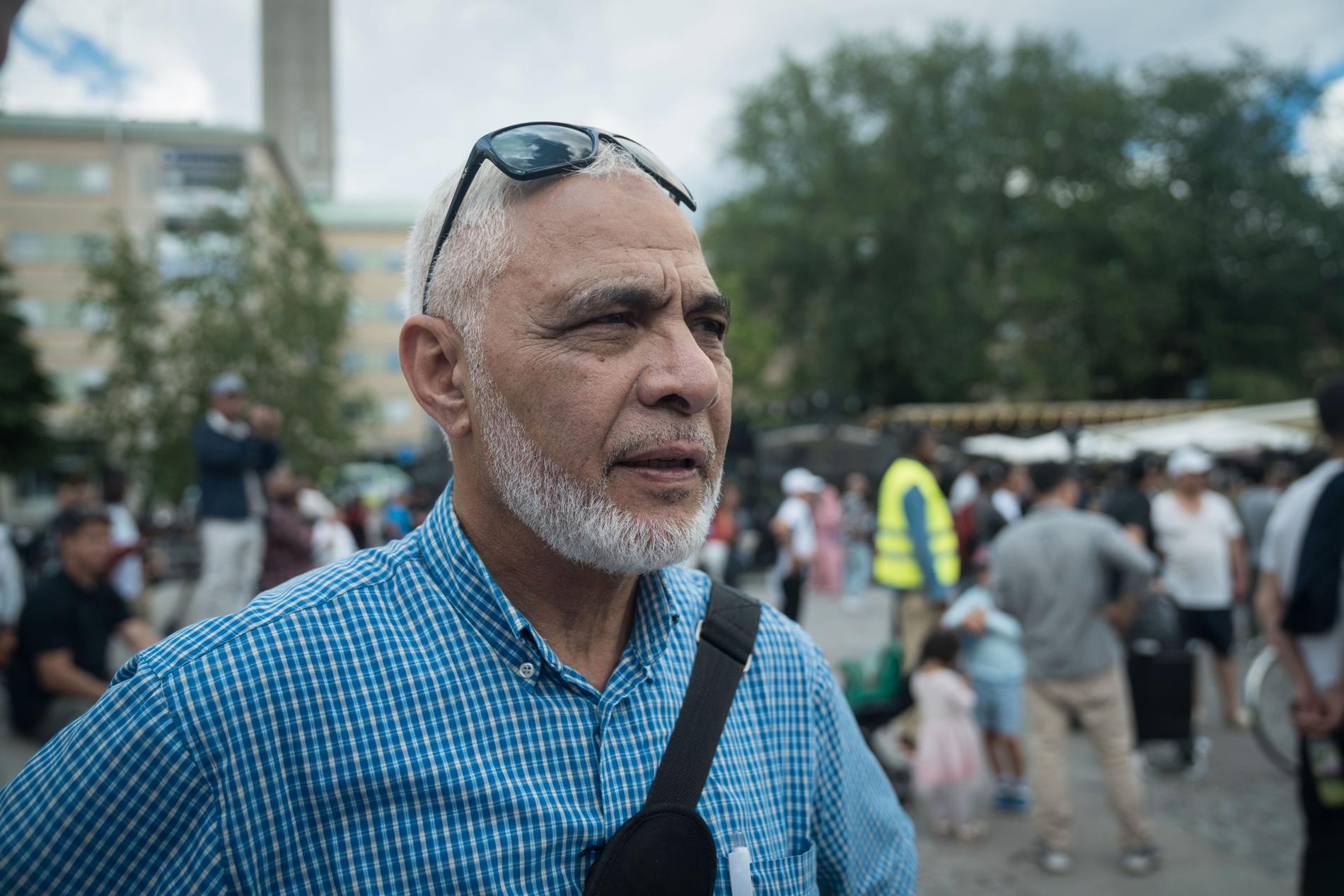 Mahmoud Khalfi, imam i Stockholms moské.