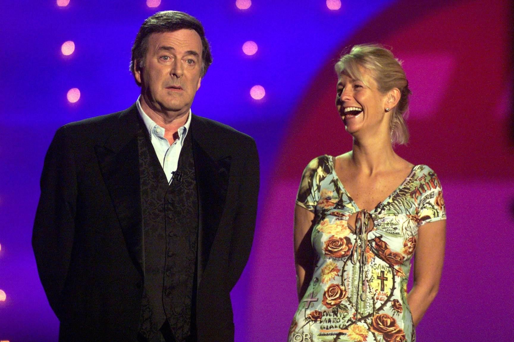 Ulrika Jonsson presenterade Eurovision song contest tillsammans med Terry Wogan 1998. 