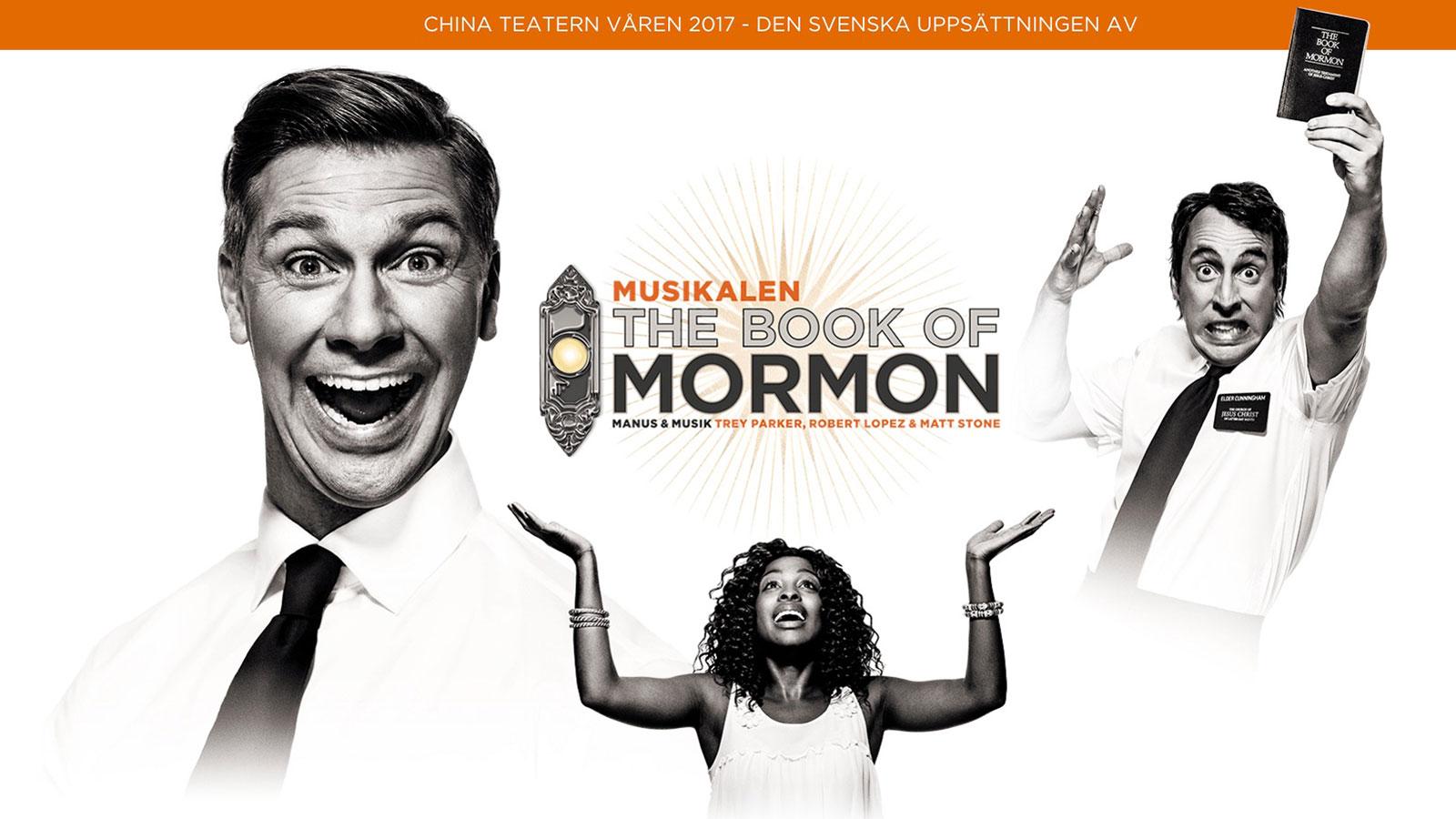 Nu kommer den svenska uppsättningen av ”The book of mormon” på Chinateatern i Stockholm.