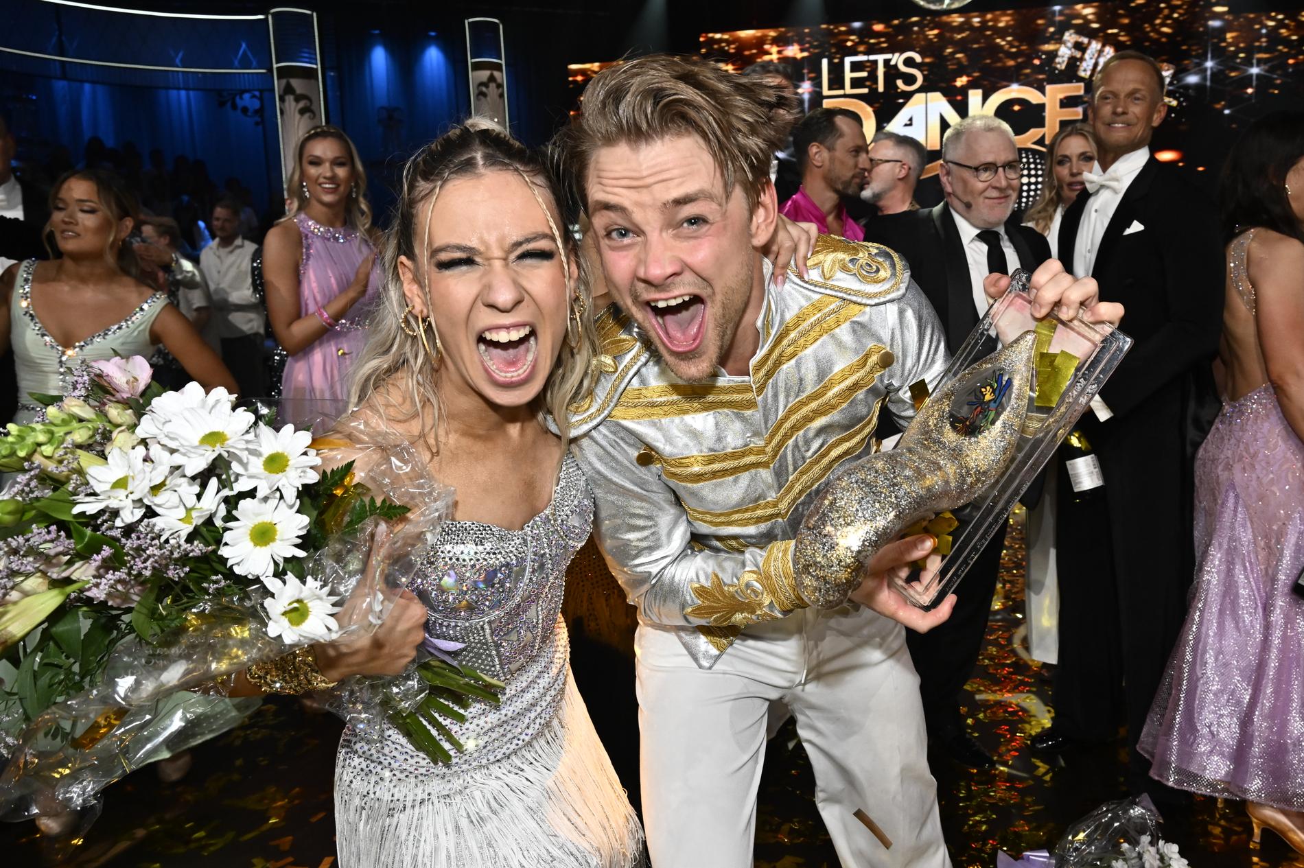 Ines Stefanescu och Hampus Hedström vinner sista (?) "Let's dance". I augusti kommer beskedet att tävlingsdansen försvinner ur TV4. Arkivbild.