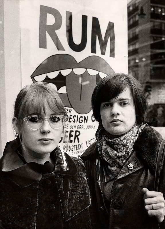 Marie-Louise Ekman med dåvarande maken Carl Johan De Geer 1968.