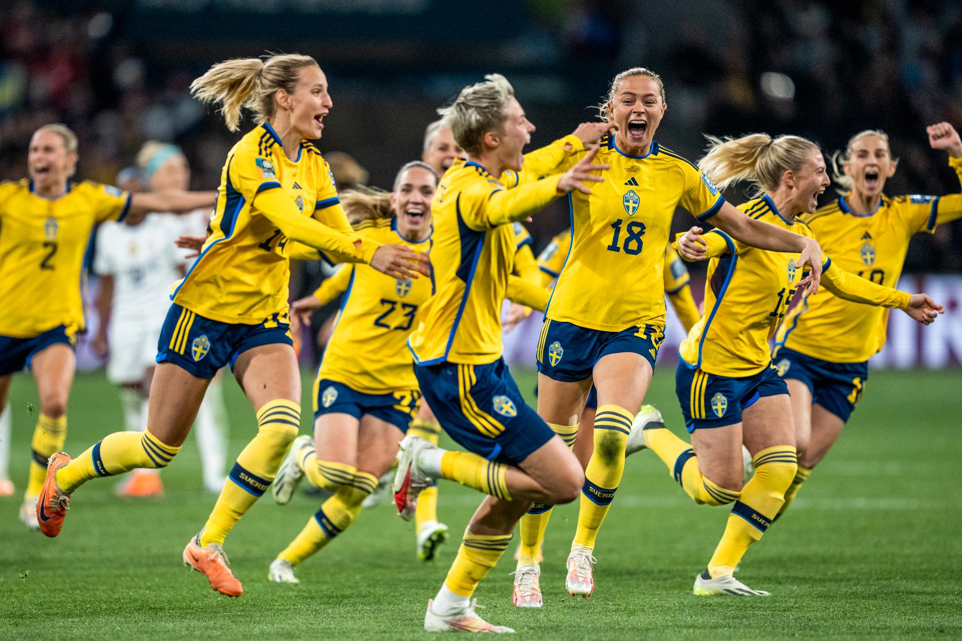 Sverige slog USA i åttondelsfinalen.