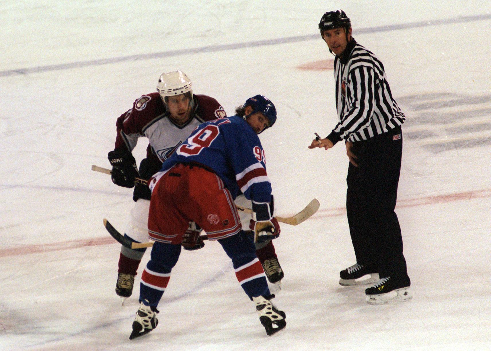 Peter Forsberg och Wayne Gretzky 1997.