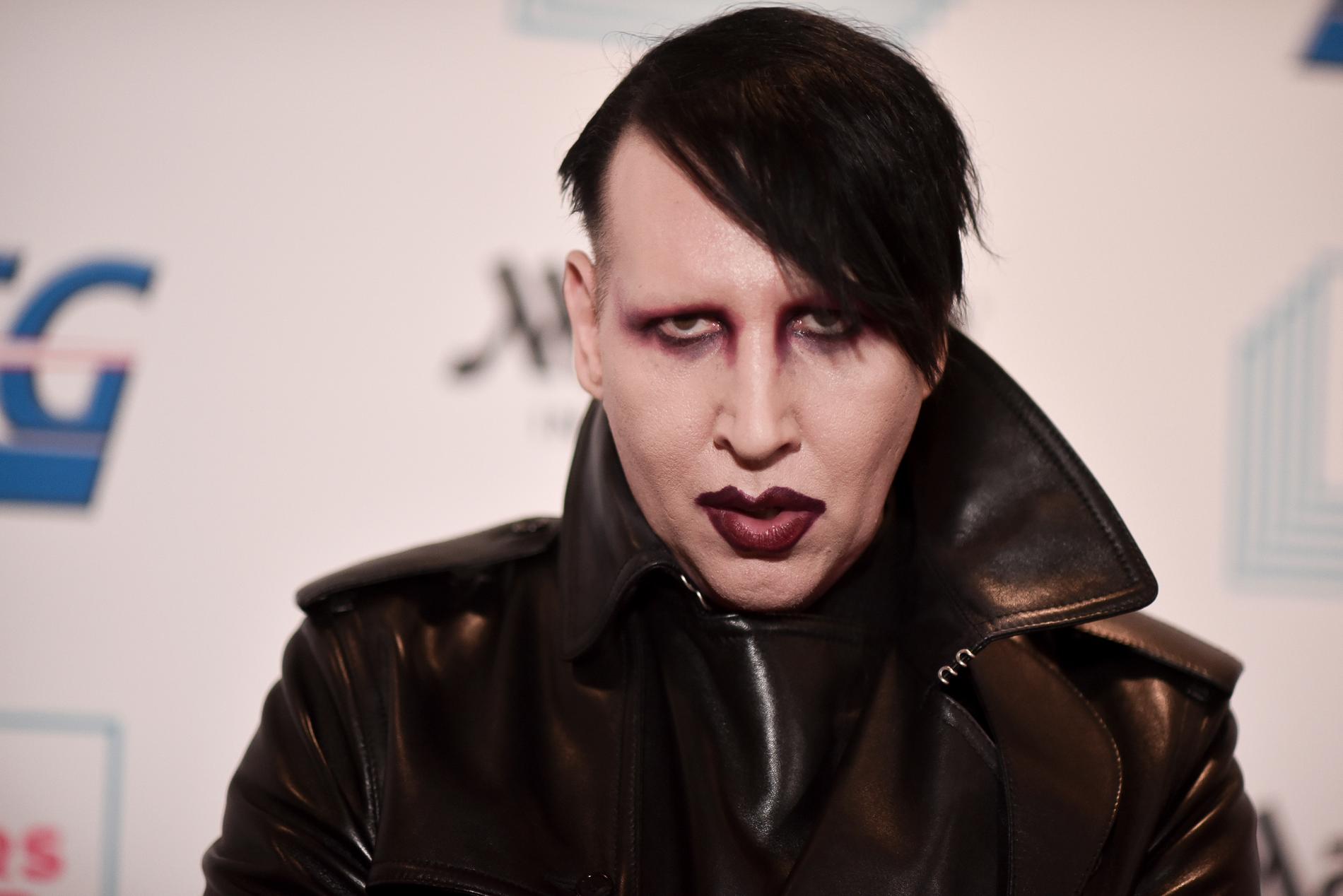 Marilyn Manson medverkar inte i nya ”Pestens tid”. Arkivbild.