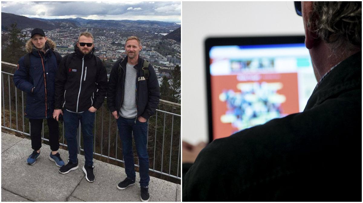 Stig kalsnes, Christian Juuhl och Stefan Dahlgren som utgör aktionsgruppen ””Barnas Trygget”.