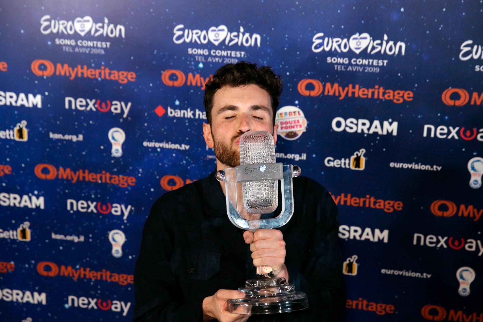 Nederländske Duncan Laurence vann Eurovision förra året. Arkivbild.