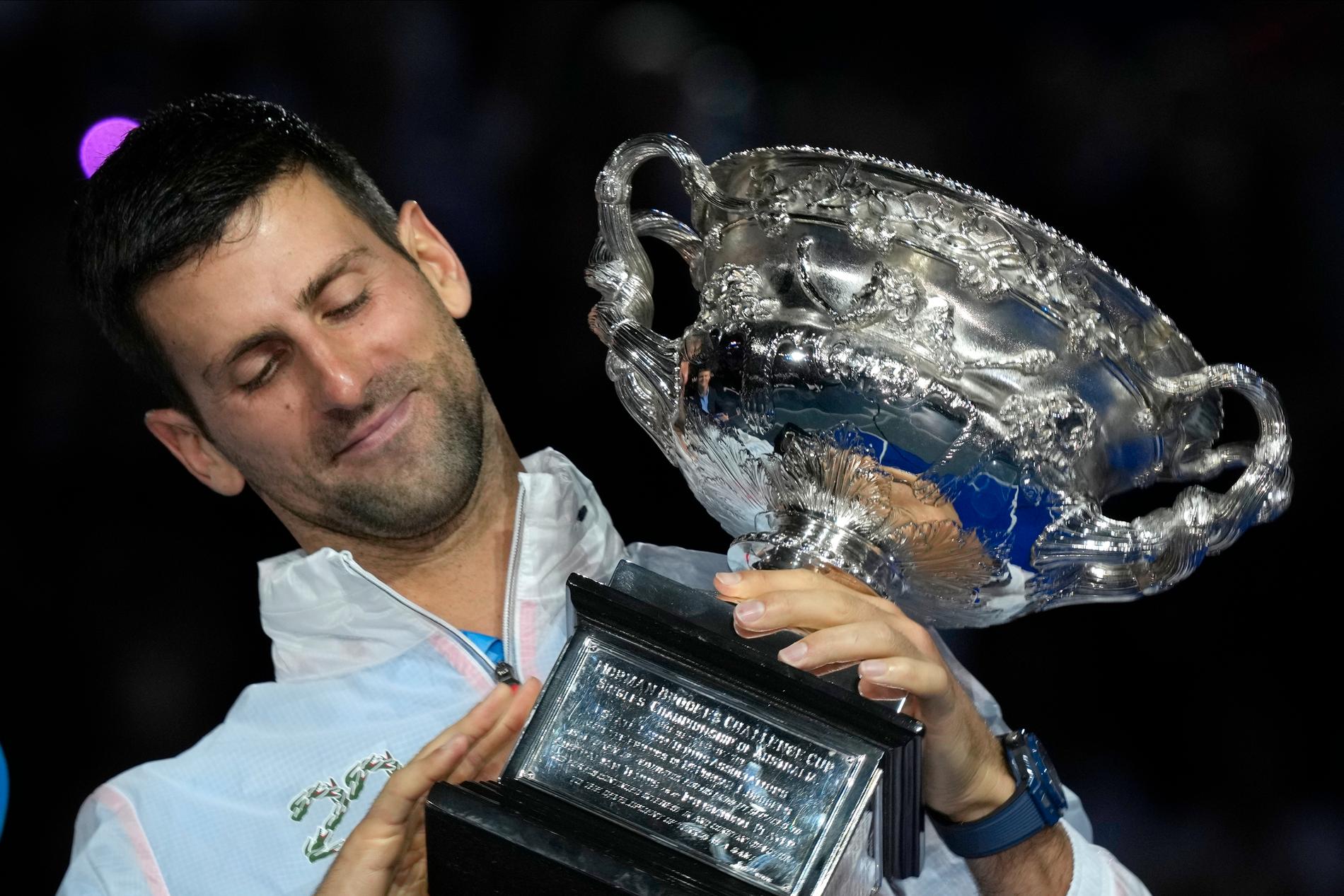 Novak Djokovic vann Australian Open för tionde gången.