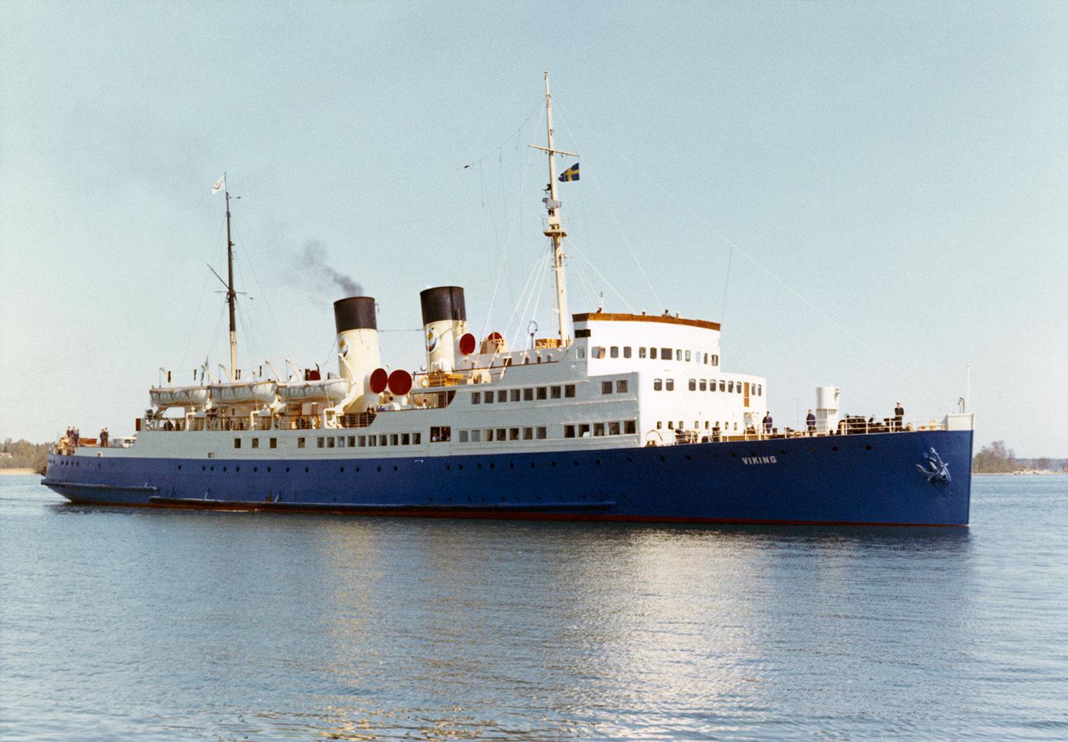 SS Viking sattes i trafik 1959.