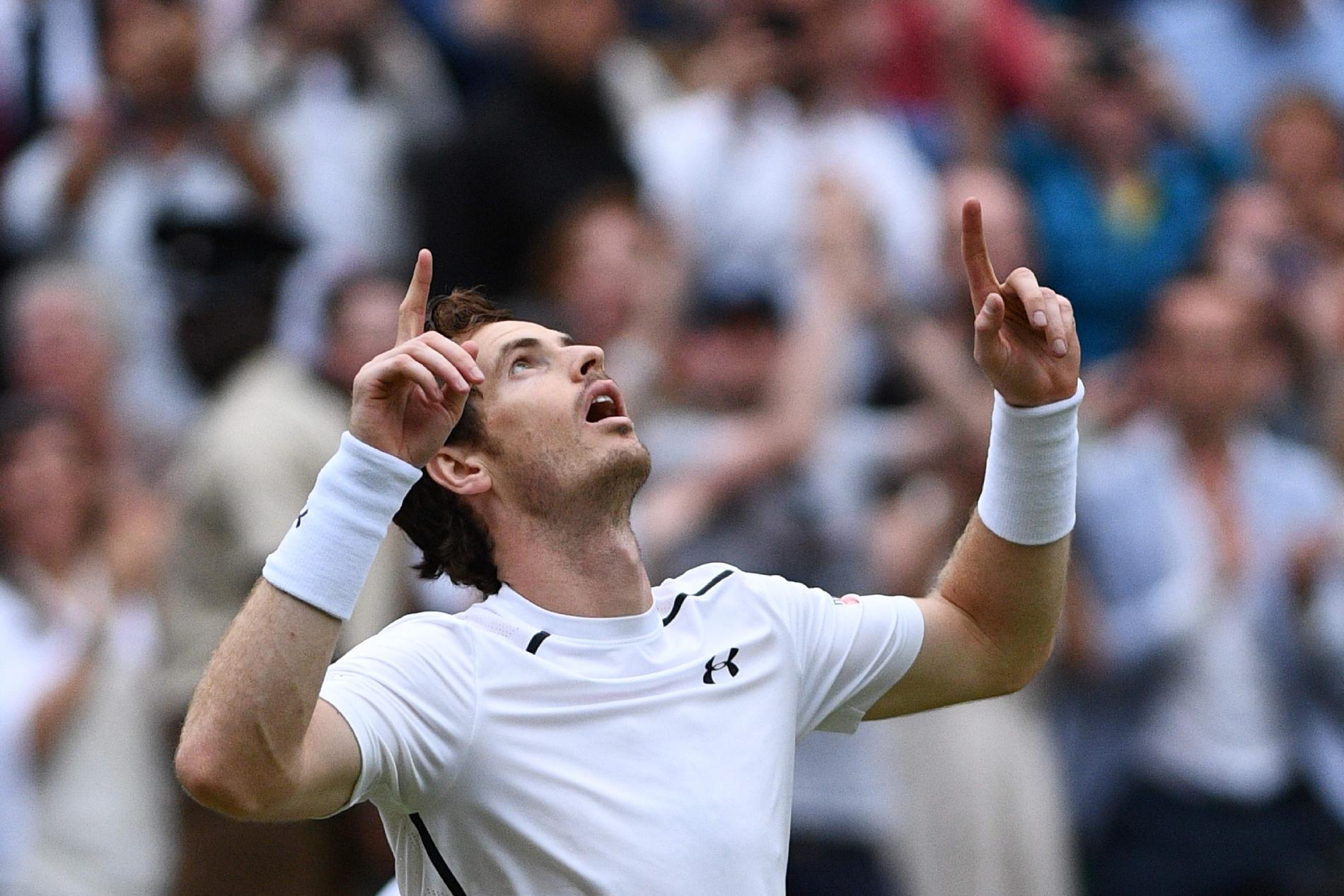 Andy Murray avancerade som väntat i Wimbledon.
