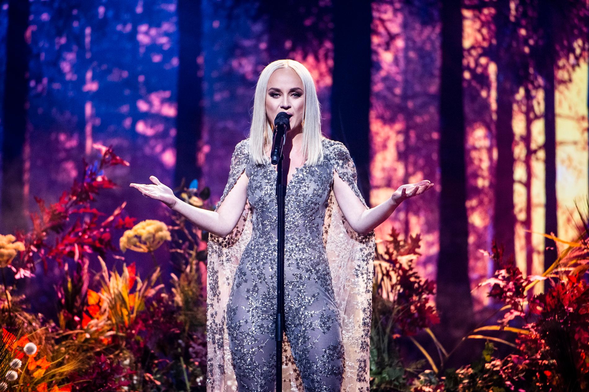 Anna Bergendahl i Melodifestivalen.