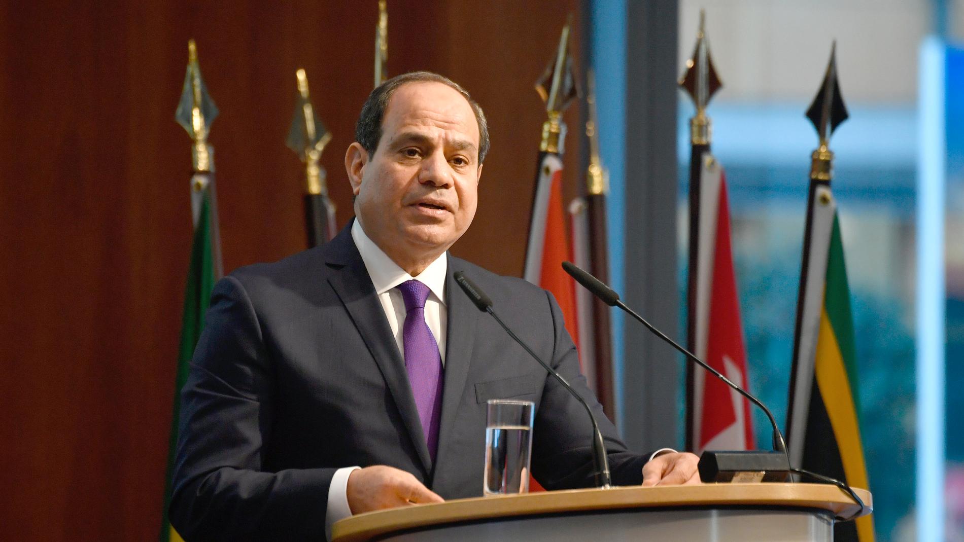 Abd al-Fattah al-Sisi är Egyptens president. Arkivbild.