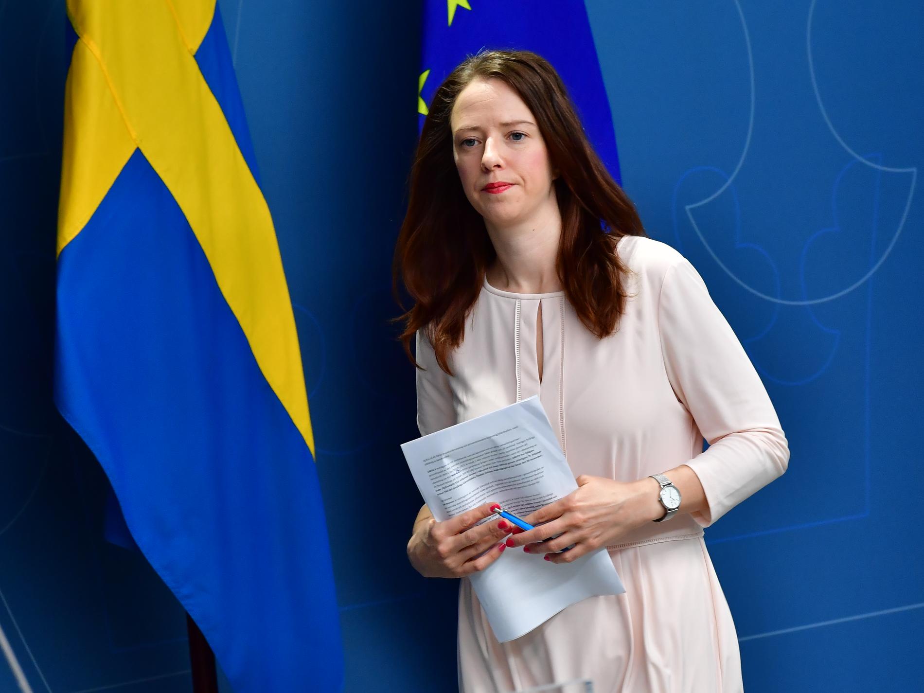 Jämställdhetsminister Åsa Lindhagen (MP) föreslår att ett institut för att följa mänskliga rättigheter och hur de följs i Sverige ska inrättas. Arkivbild.