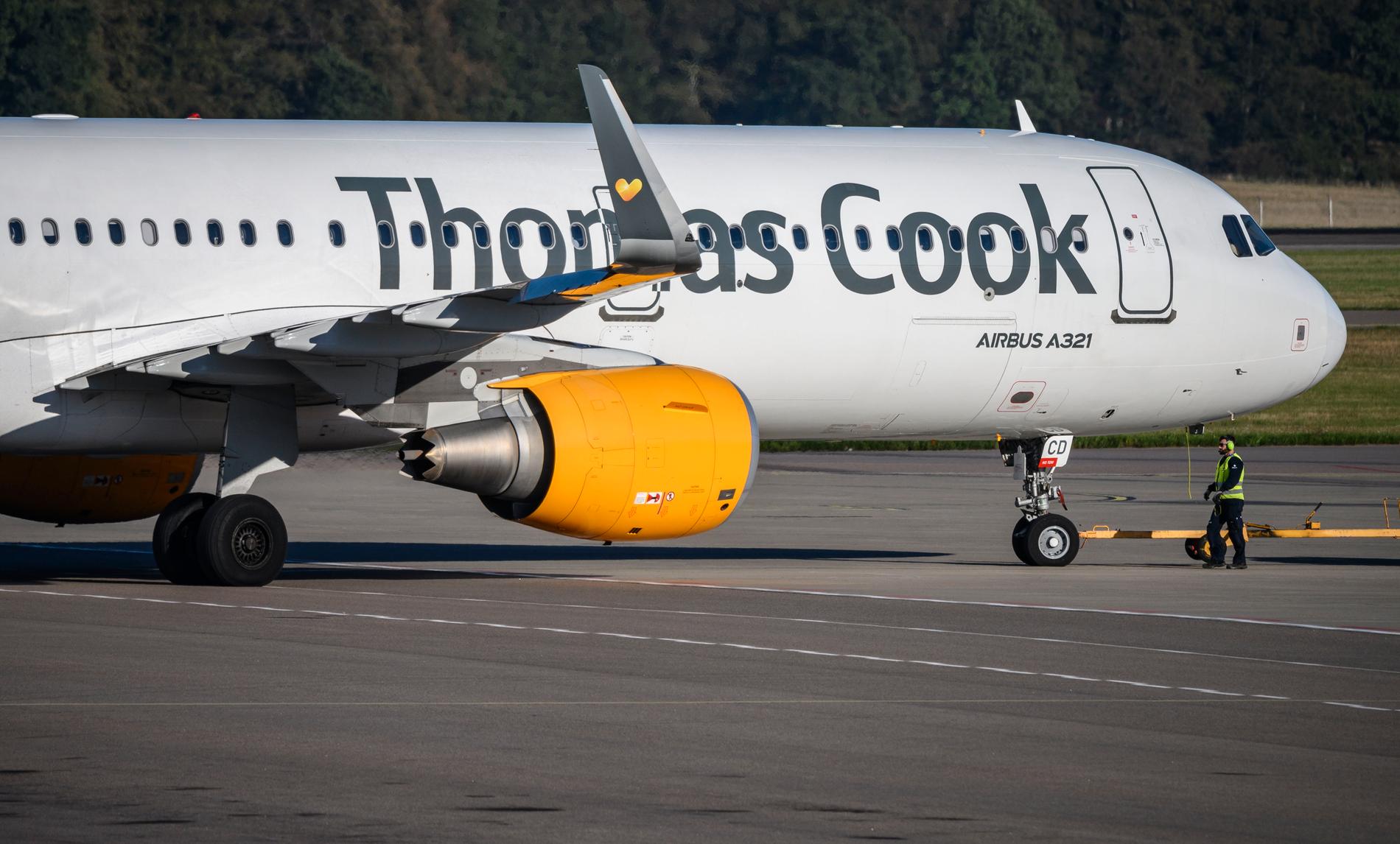 Flygjätten Thomas Cook har gått i konkurs. 