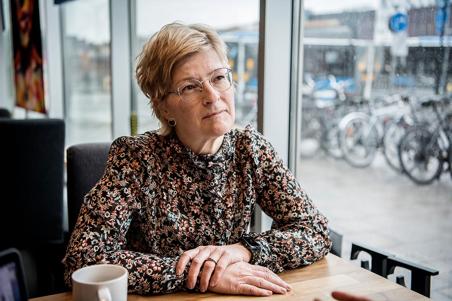 Anna Iwarsson, styrelseledamoten i BP och Riksidrottsförbundet samt ordförande i Gymnastikförbundet.