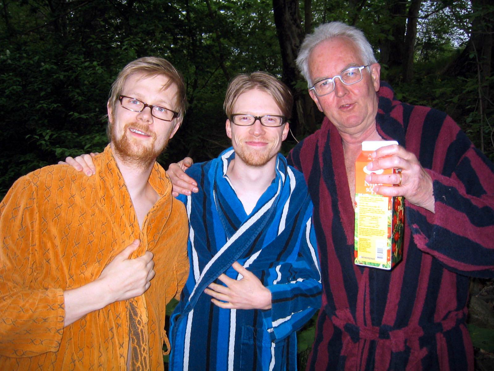 Anders Johansson, Mats Nilsson och Christoffer Barnekow arbetade tillsammans i humorserien ”’Anders och Måns”.