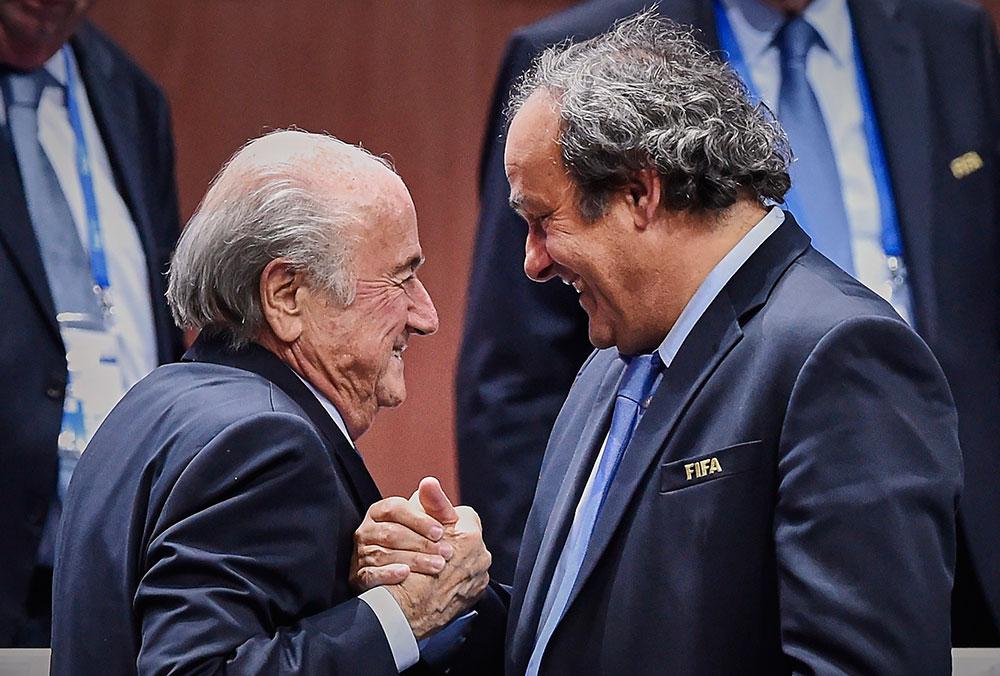 Blatter och Platini