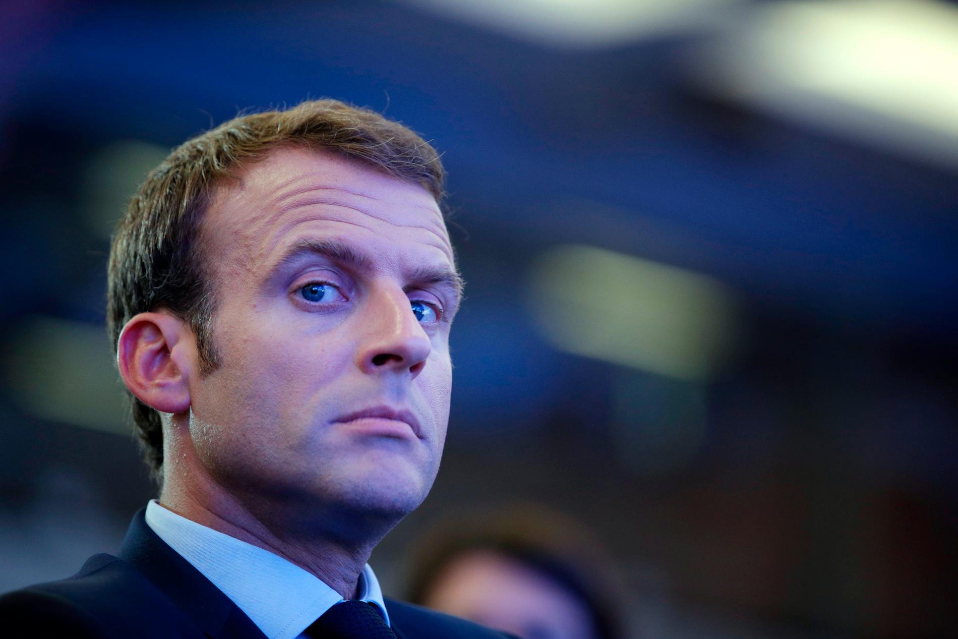 Macron vill försöka skapa en ”Europeisk front” mot Trump