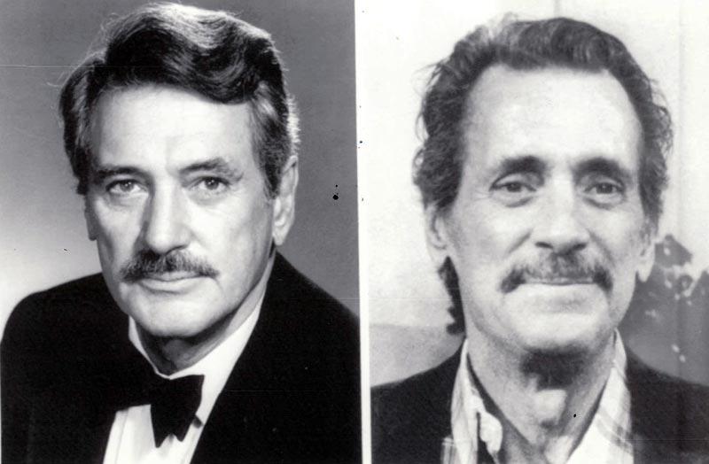Rock Hudson, från 1982 och från 1985 kort före sin död.