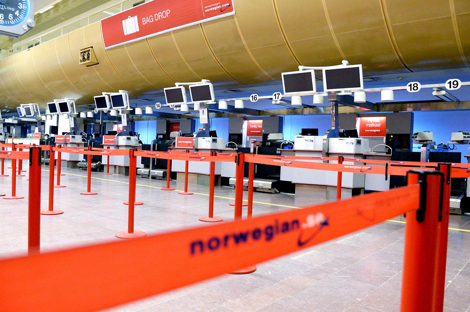 Norwegian på Arlanda.