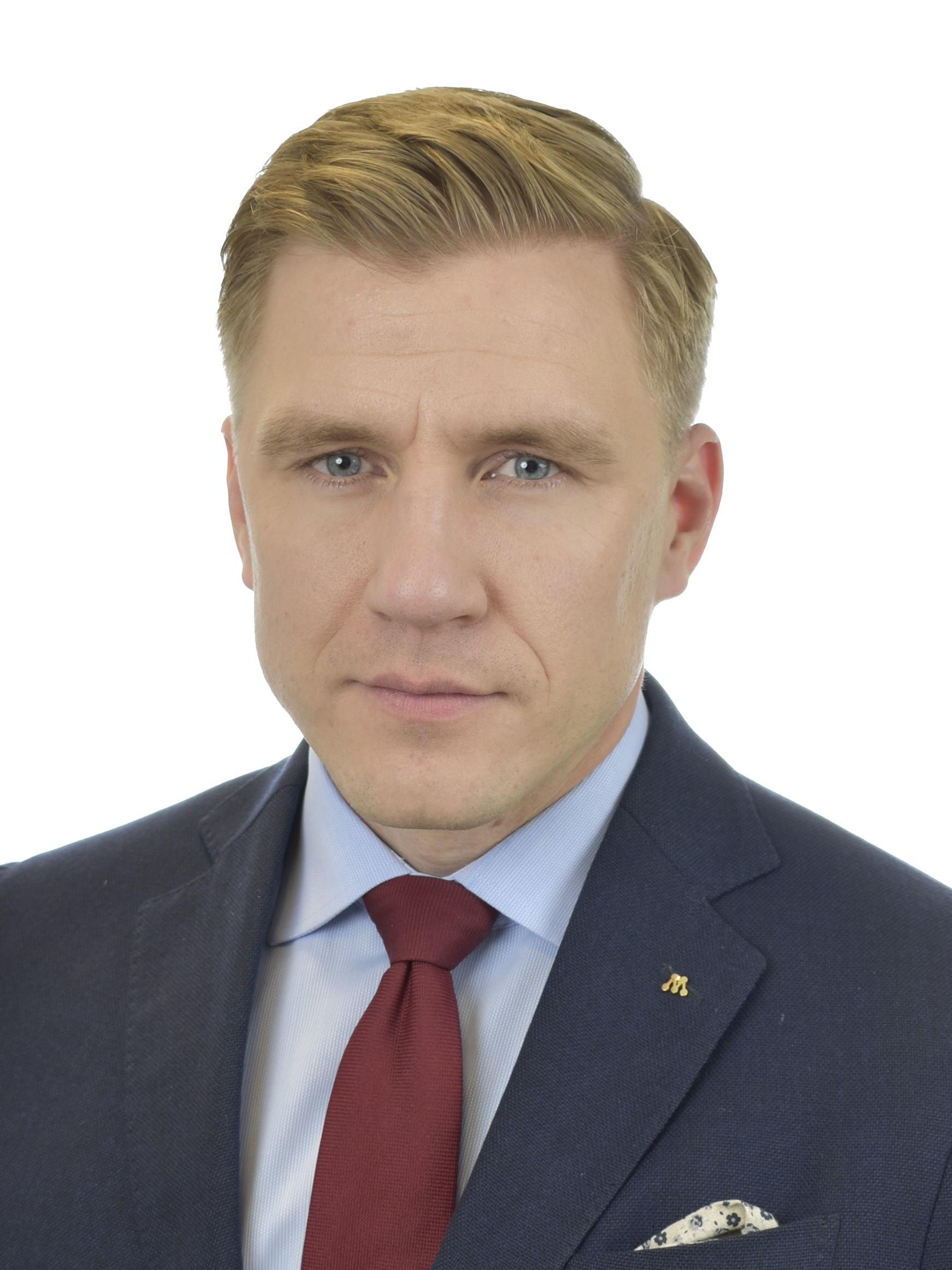 Riksdagsledamot Fredrik Kärrholm (M).