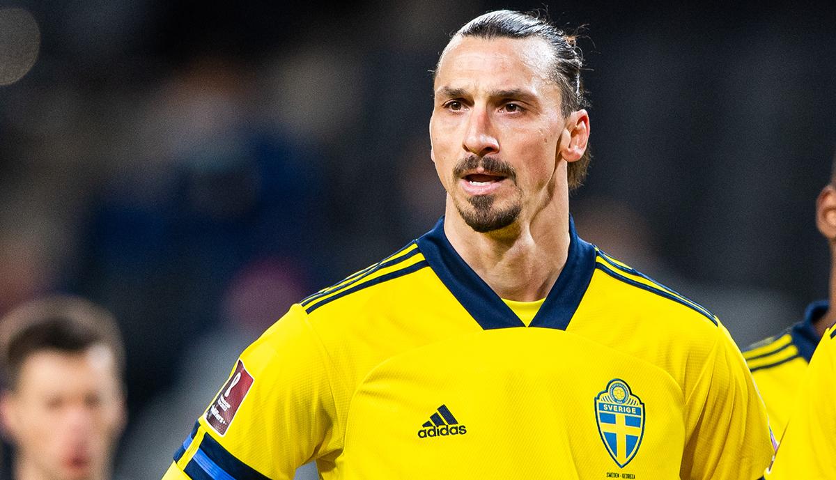 Zlatan gjorde landslagscomeback mot Georgien den 25 mars