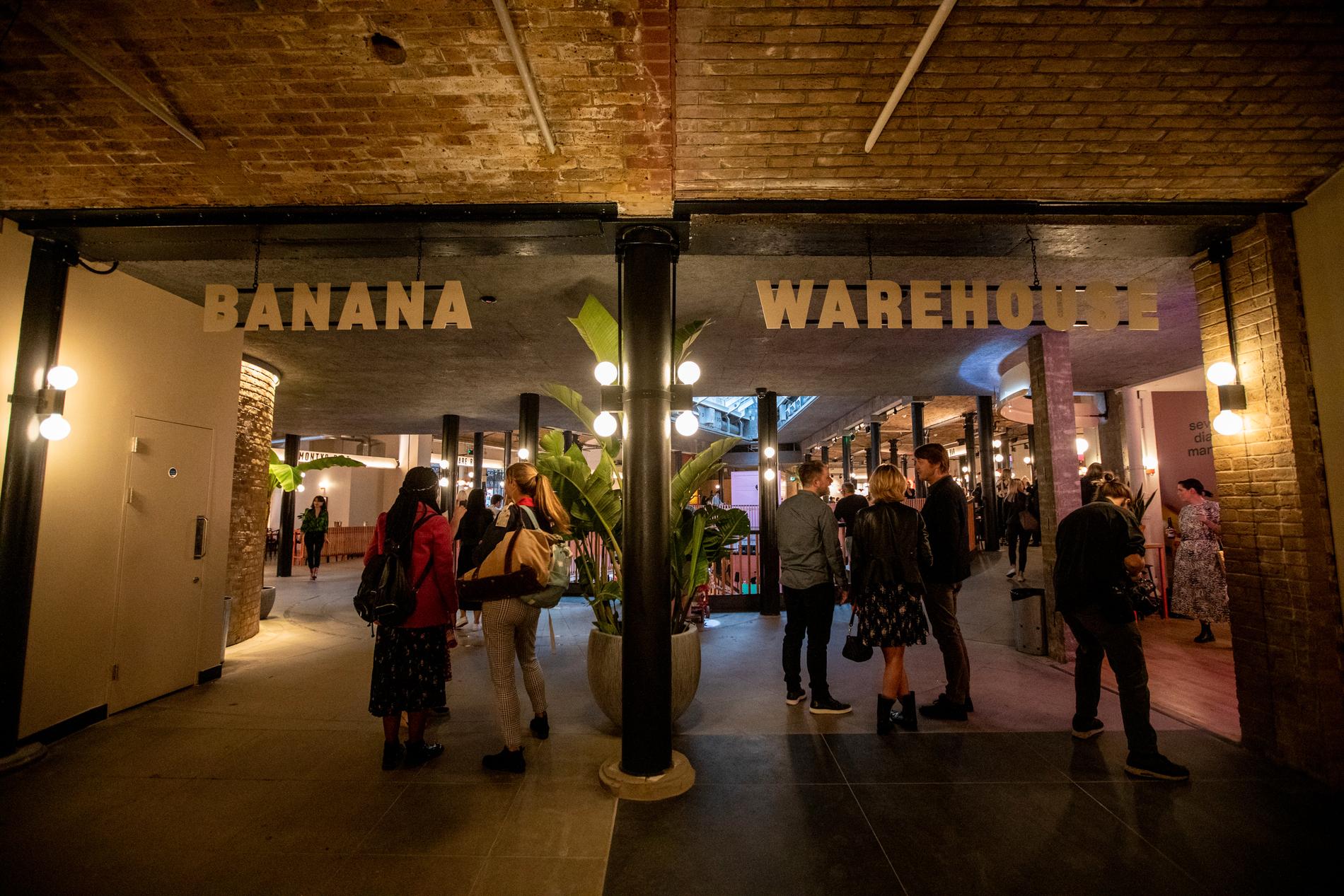 Banana warehouse är den största delen av marknaden. 