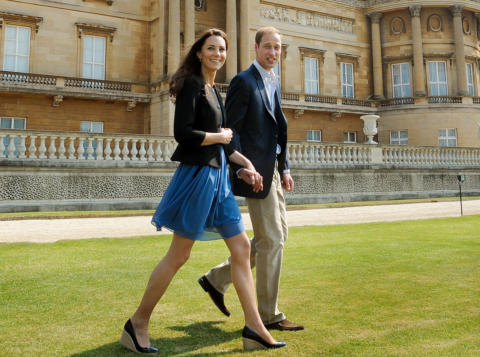 Kate och William lämnade på lördagen Buckingham Palace i en helikopter för att tillbringa helgen tillsammans.