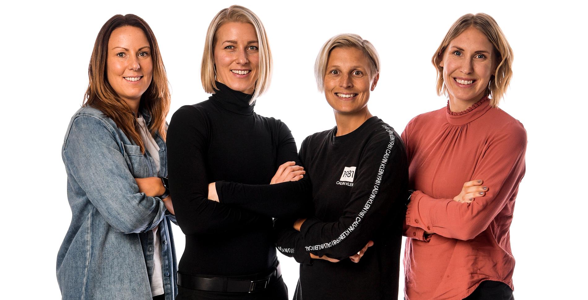 Carola Söberg, Danijela Rundqvist, Lisa Ek och Maria Karlsson de Cecco