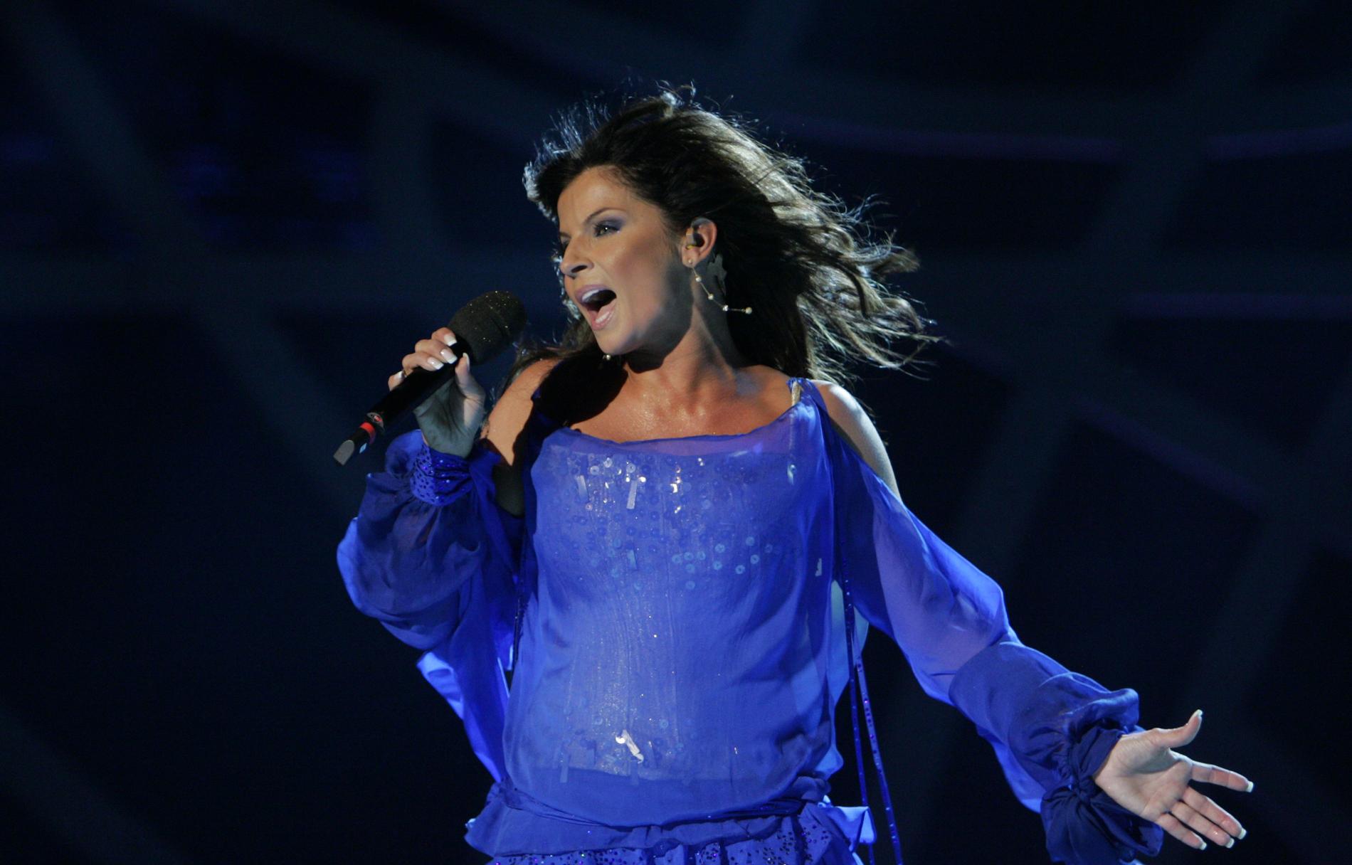 Carola Häggkvist i Melodifestivalen 2006.