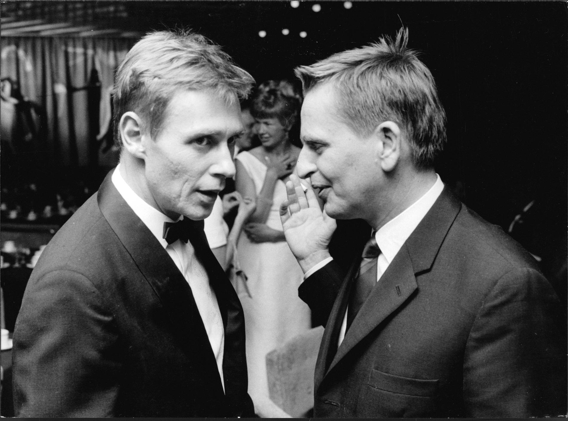 Kjell Grede tillsammans med Olof Palme.