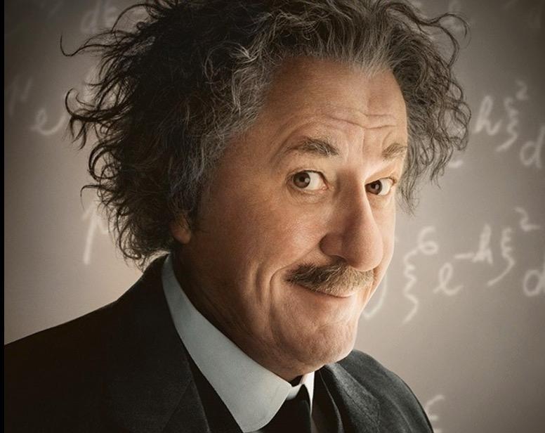 Geoffrey Rush som Albert Einstein på National Geographics tv-kanal, i serien ”Genius”.