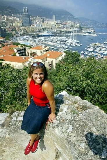 Pernilla Wiberg trivs i skatteparadiset Monaco. Hennes lägenhet ligger bara 100 meter från den berömda hamnen.