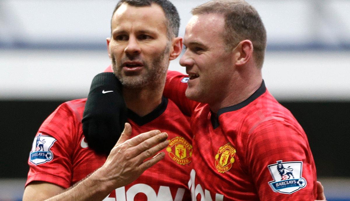 Giggs och Rooney i United