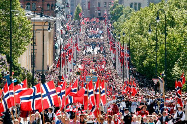 När Norge firar så är det många inflyttade svenskar på plats.